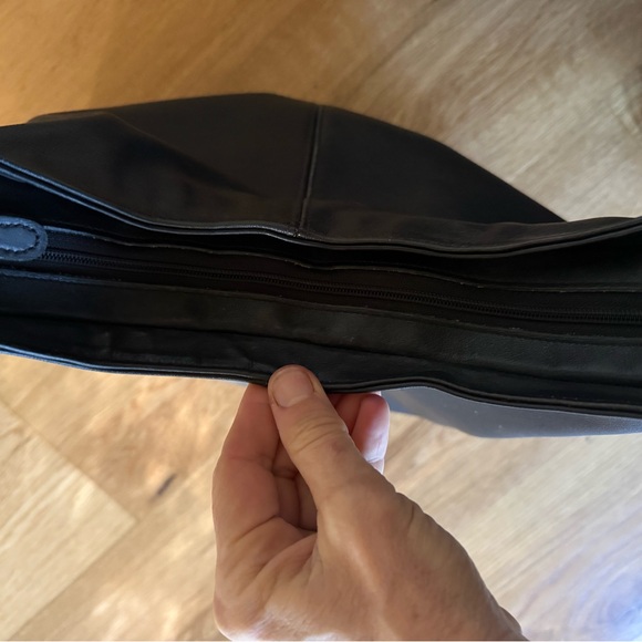 Coach 4177 Vintage Black Flatiron Large Hobo Ergo Shoulder bag Leather Used - Picture 7 of 13